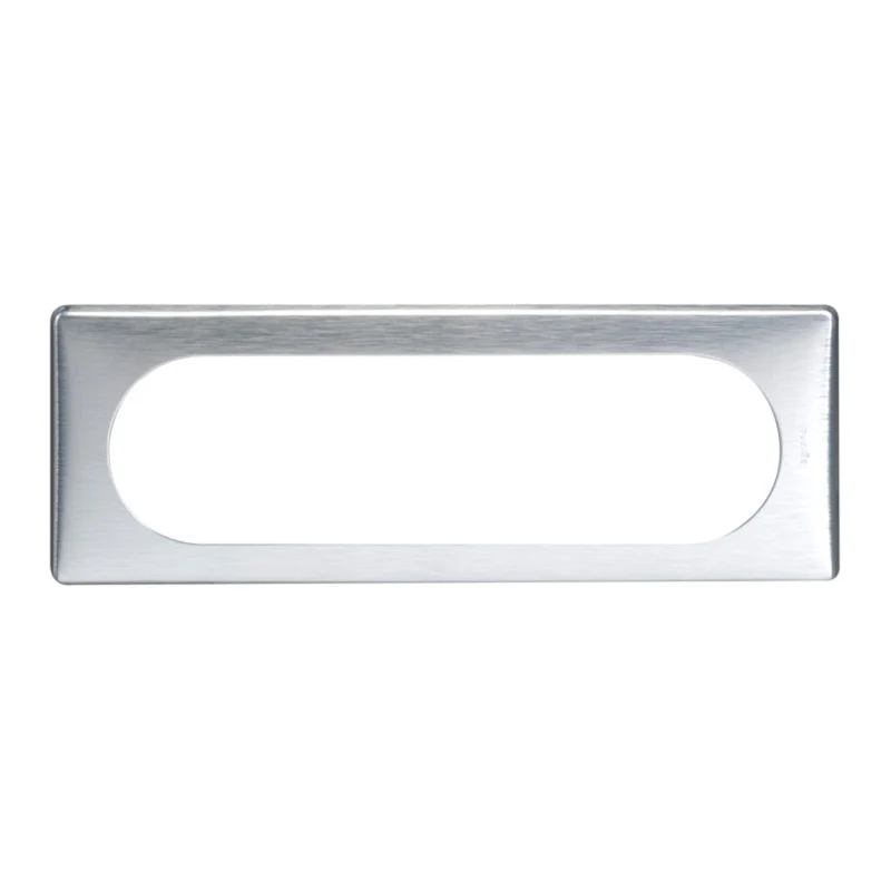 Plaque de finition 6/8 modules Céliane métal aluminium - Legrand