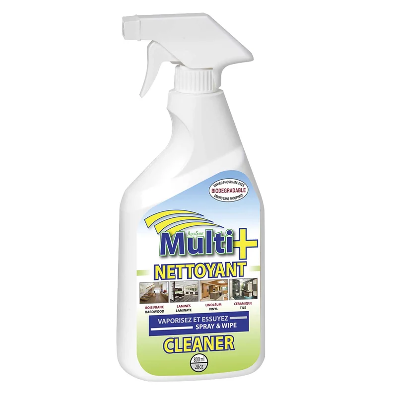 Nettoyant multi-surfaces antibactérien prêt à l'usage AquaShine, 800 ml