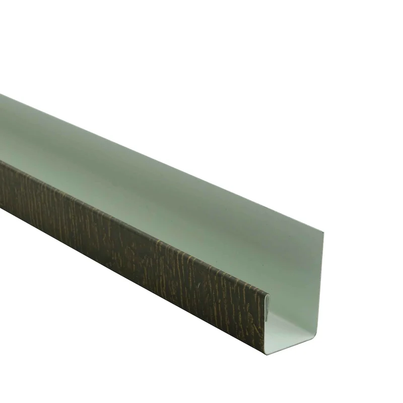 Moulure en "J" de 1/2" x 10', barista 2 tons