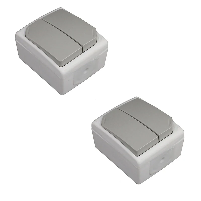 Interrupteur double va-et-vient IP55 - Zenitech