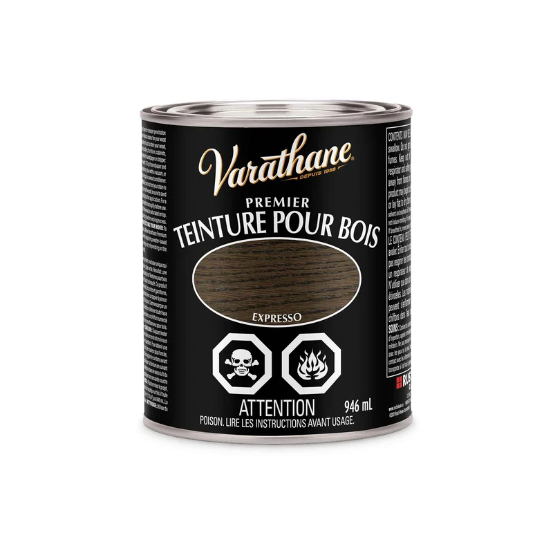 Teinture Premier pour bois Expresso, 946 ml