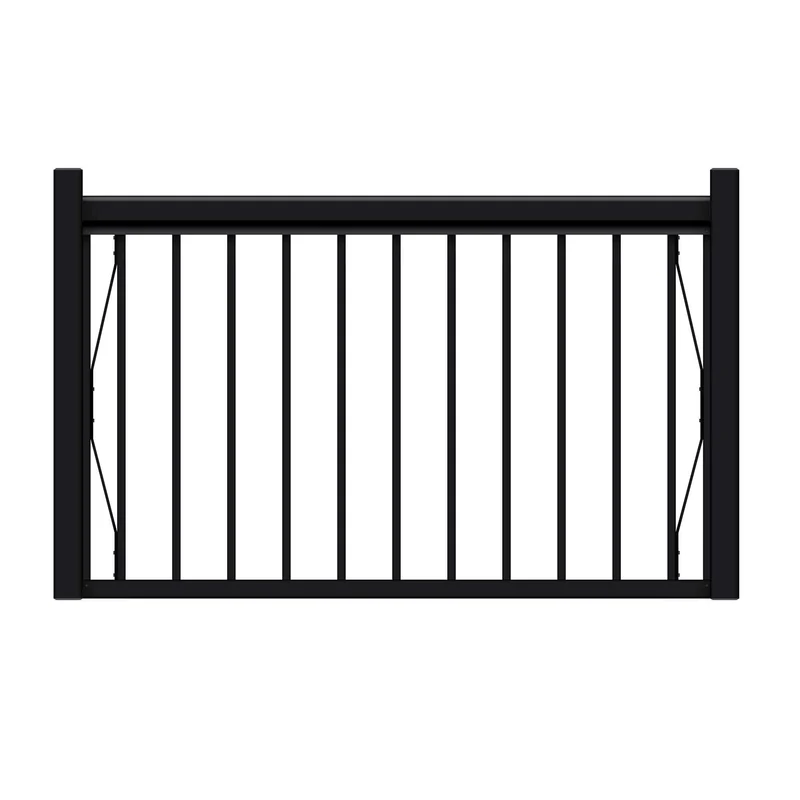 Ensemble de barrière noir pour rampe d'aluminium Legacy, 36'' x 42''