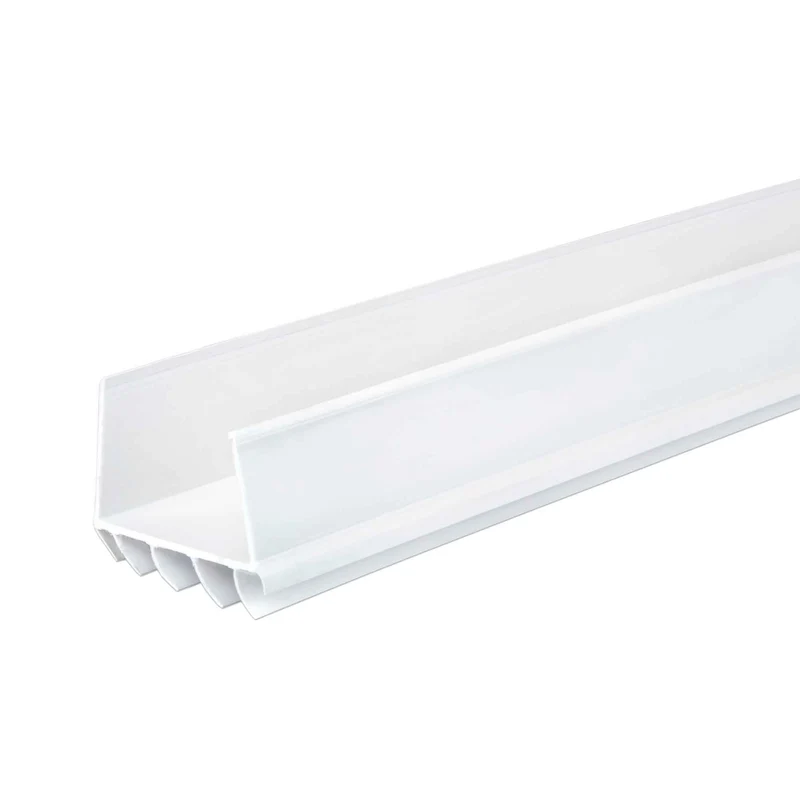 Coupe-froid en vinyle et en forme de U pour bas de porte CINCH , blanc