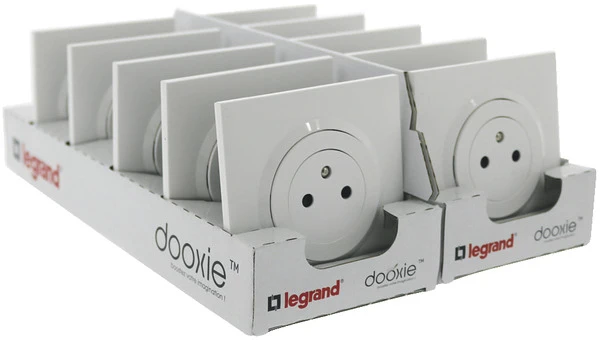 Lot de prises 2P+T 16A - Dooxie - Legrand