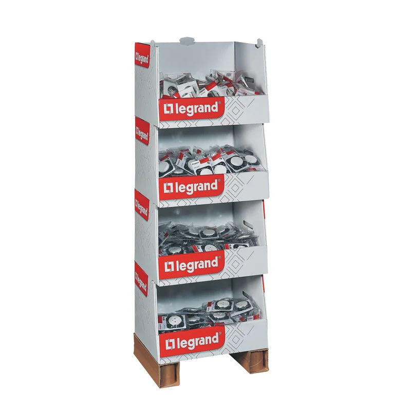 Coffret 60 va et vient + 120 prises 2P+T + 120 plaques de finition - Dooxie - Legrand