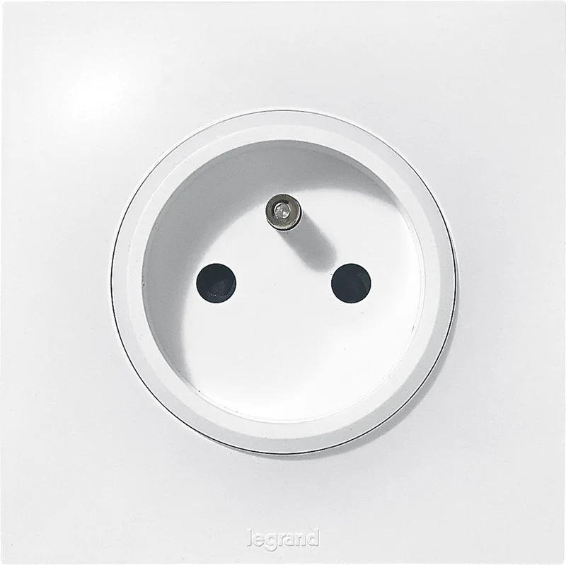 Prises de courant 2P+T 16A complet - Neptune - blanc - Legrand