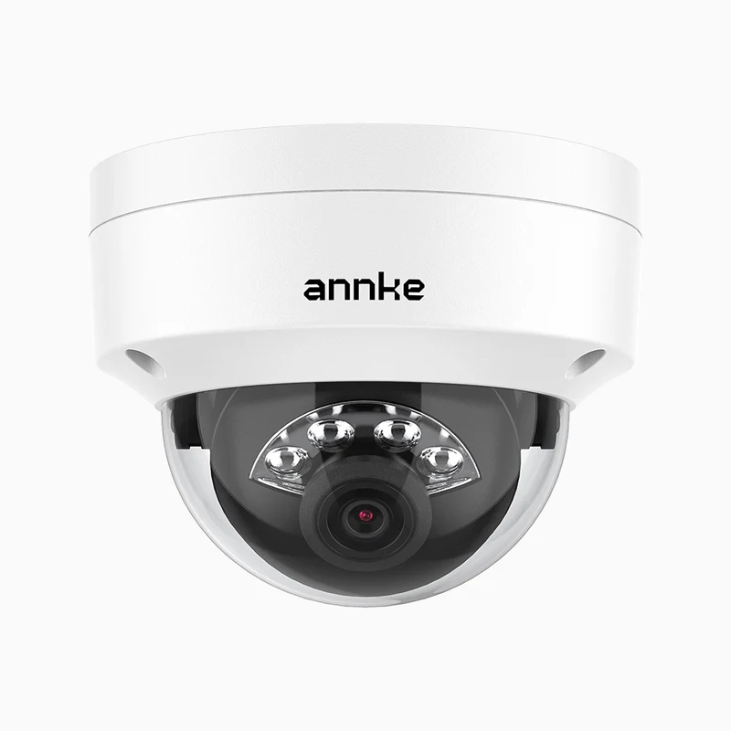 C500D - Caméra de surveillance dôme PoE extérieure 3K, vision nocturne couleur et infrarouge, 3072 × 1728 à 20 ips, détection intelligente des personnes et des véhicules, microphone intégré, IP67