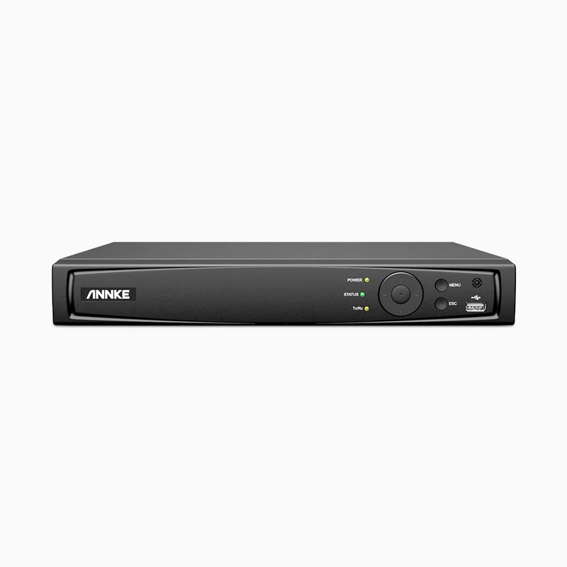 NR88 - NVR PoE 4K 8 canaux, H.265+, RTSP et ONVIF pris en charge, Fonctionne avec Alexa