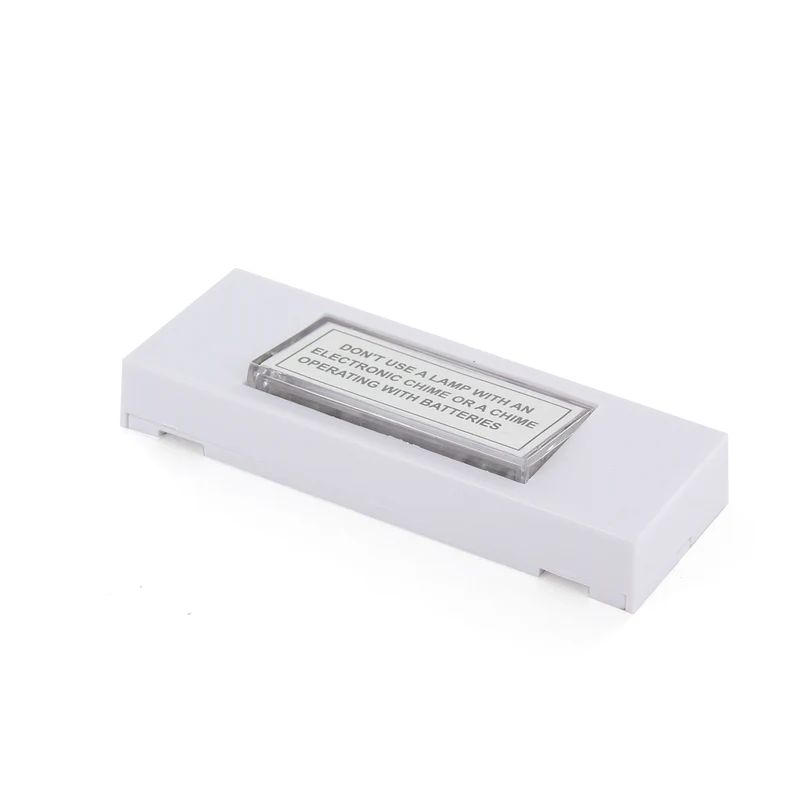 Bouton poussoir Blanc + lampe - Chacon