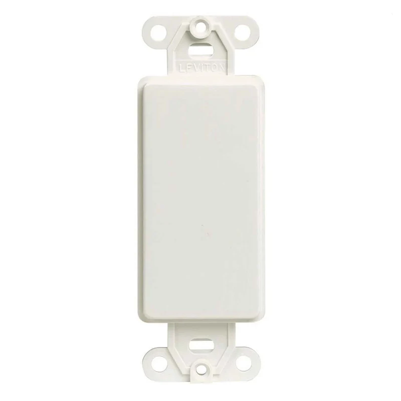 Plaque murale d’adaptateur pour les plaques murales Decora, blanc