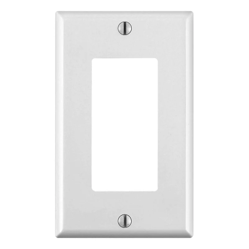 Plaque murale Decora pour 1 dispositif, blanc