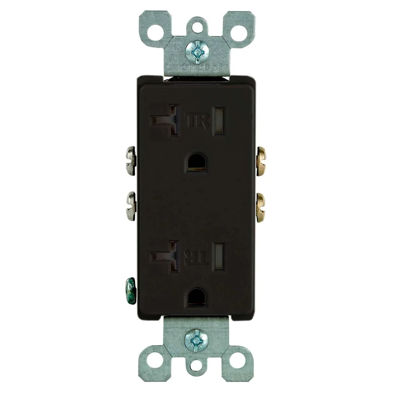 Prise Decora de 20 A / 125 V, noir