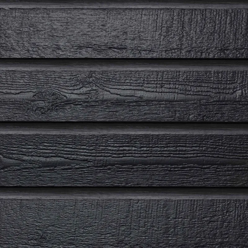 Revêtement d'extérieur Ridgewood D-5 de 12" x 7/16" x 12', noir