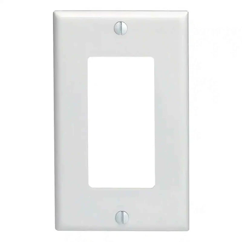 Plaque murale Decora avec 1 dispositif en blanc, 10 unités