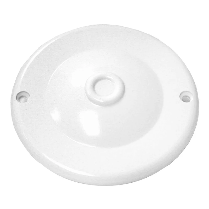 Couvercle pour lampe suspendue en blanc, 4"