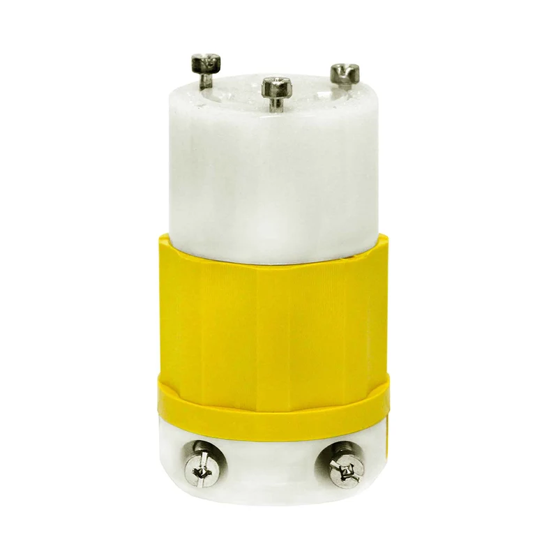 Connecteur verrouillable de 20 A / 250 V de qualité industrielle, 2,08'' x 1,84'' x 3,56''