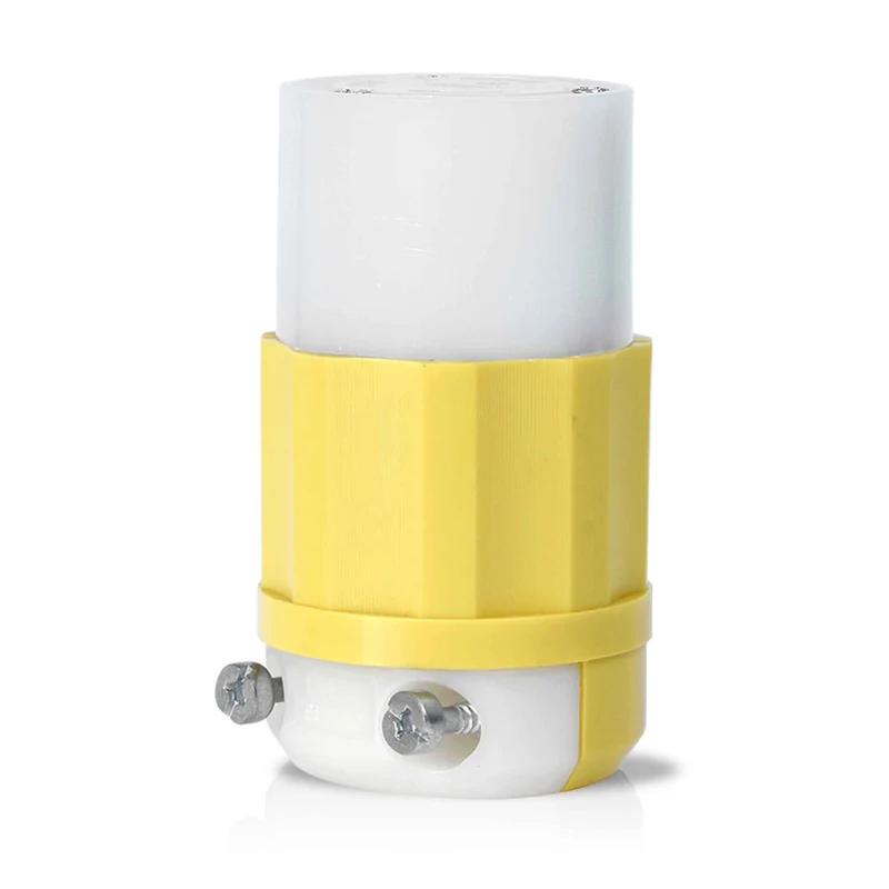 Connecteur verrouillable de 20 A / 250 V de qualité industrielle, 2,08'' x 1,38'' x 3,53''