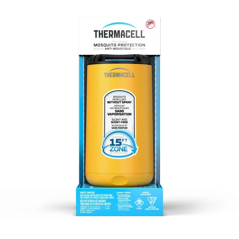 Insectifuge à moustiques pour terrasse à couverture de 15', jaune