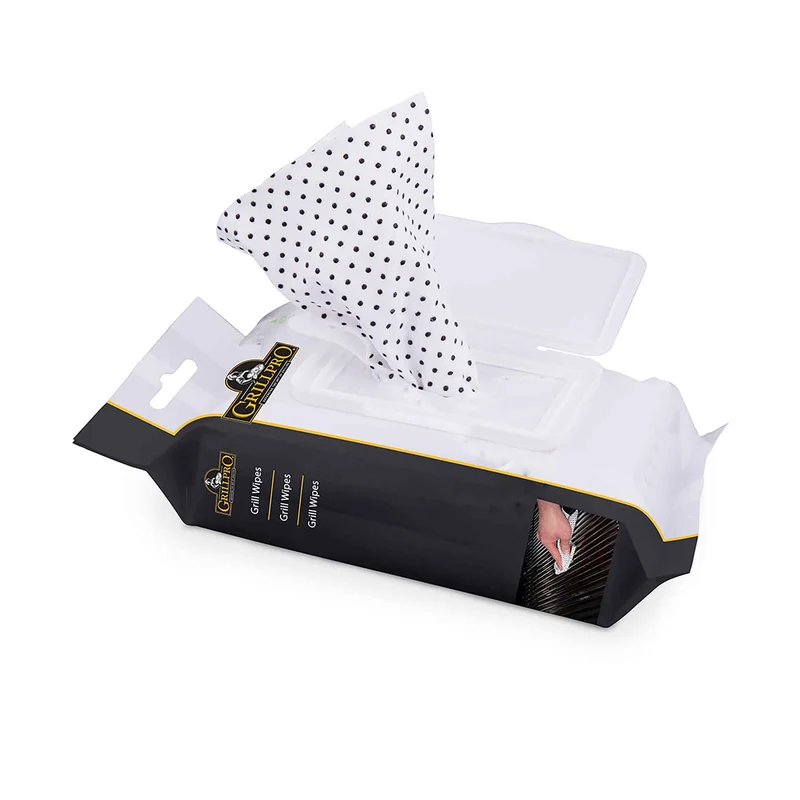 Lingettes nettoyantes pour BBQ, 12 unités