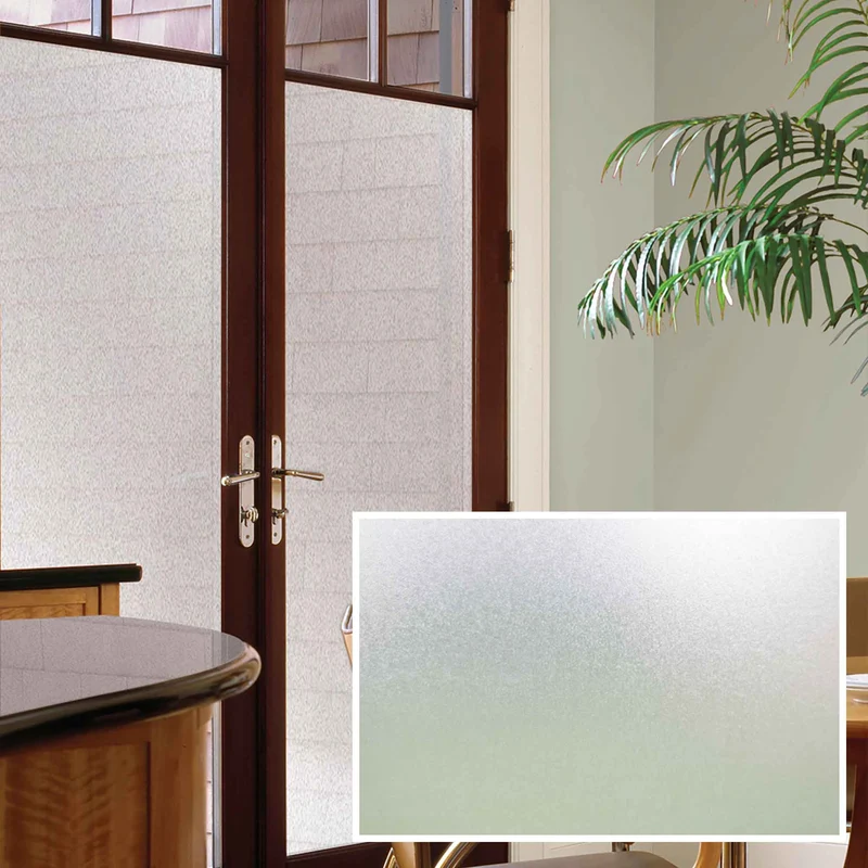 Film de confidentialité pour fenêtre à motif de sable, 78,74" x 35,43"
