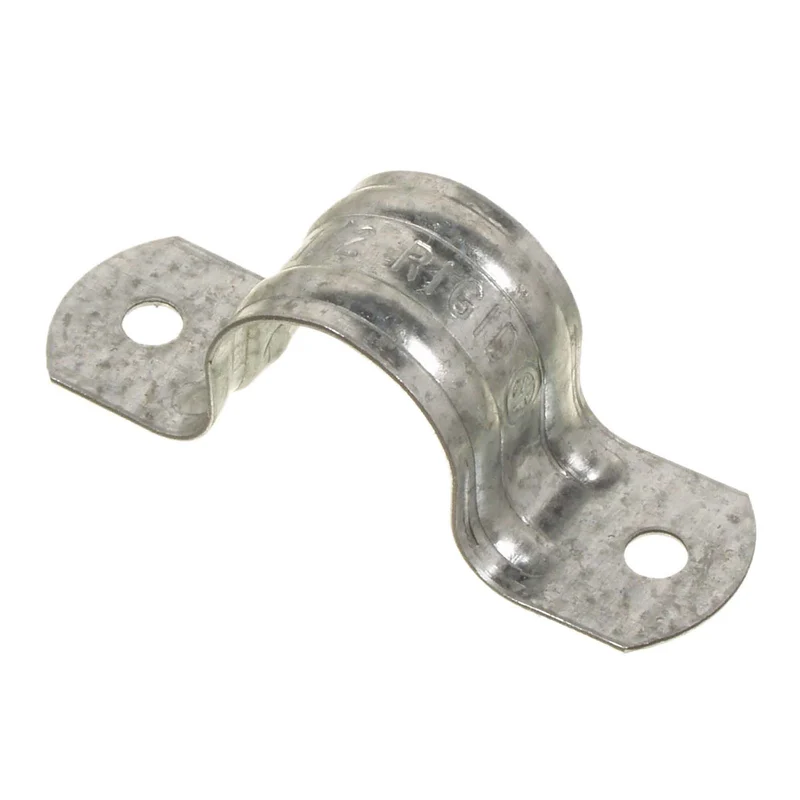Sangle pour conduit rigide à 2 trous 1/2" , 4/pqt