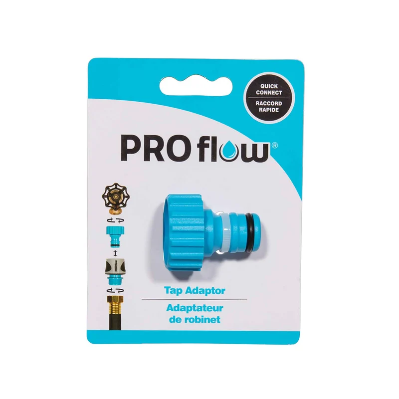 Adaptateur de robinet universel en plastique de 12 mm, bleu