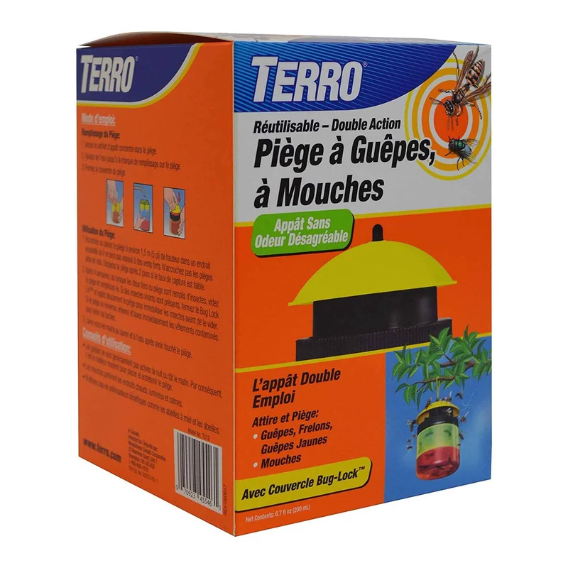 Piège à guêpes et à mouches, réutilisable
