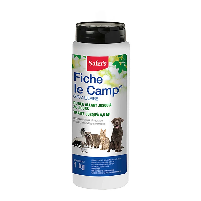 Répulsif pour animaux en granules ''Fiche le Camp'', 1 kg