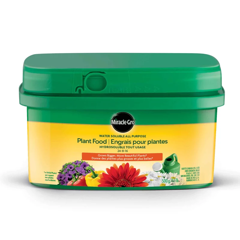 Engrais hydrosoluble tout usage pour plantes 24-8-16, 500 g