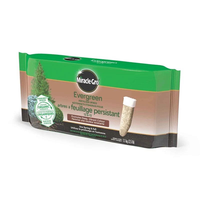 Bâtonnets d'engrais pour conifères 12-6-12 Miracle-Gro, 1,1 kg