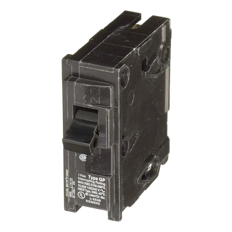 Disjoncteur unipolaire Q noir , 30 A
