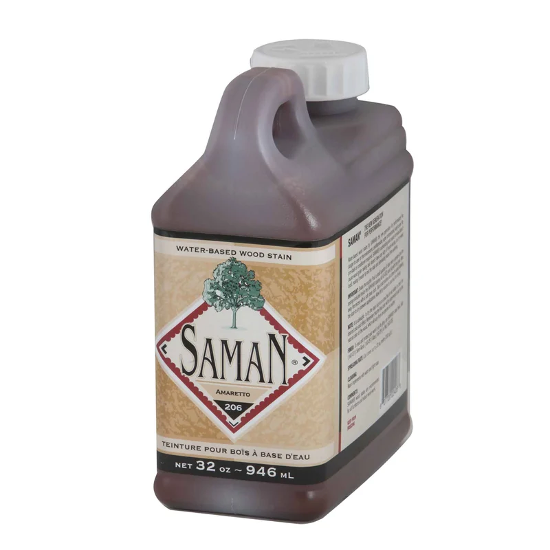 Teinture pour bois à base d'eau Amaretto, 946 ml