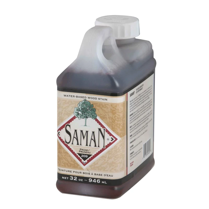 Teinture pour bois à base d'eau Pruneau, 946 ml