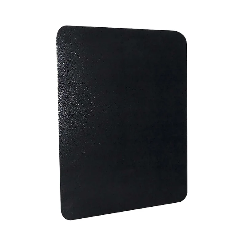 Écran protecteur noir texturé pour poêle, 36'' x 48''