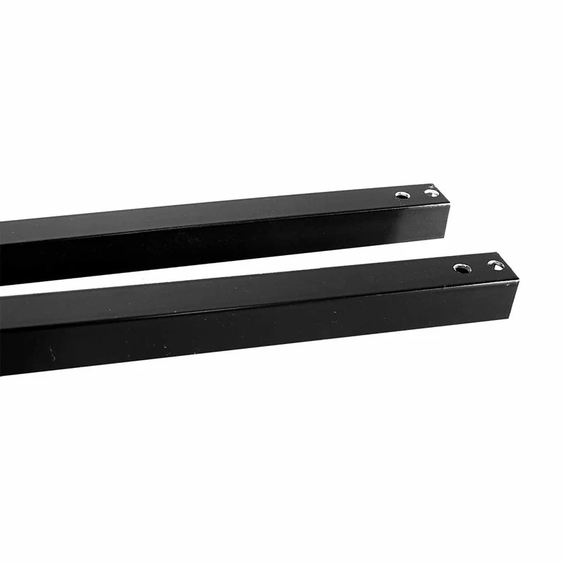 Barreau noir d'attache pour rampe Duo de 36'', paquet de 2