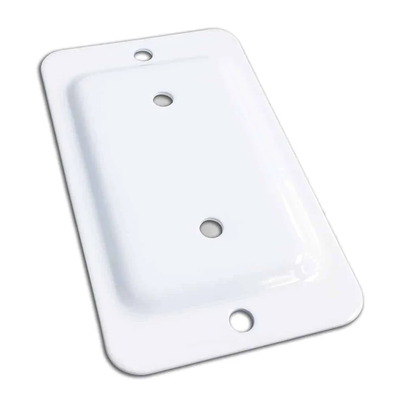 Assise de 2'' x 3'', Fixplak 23 blanc
