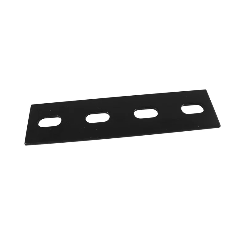 Plaque noire de fixation partiellement réglable, 6'' x 1/2'' x 1/8''