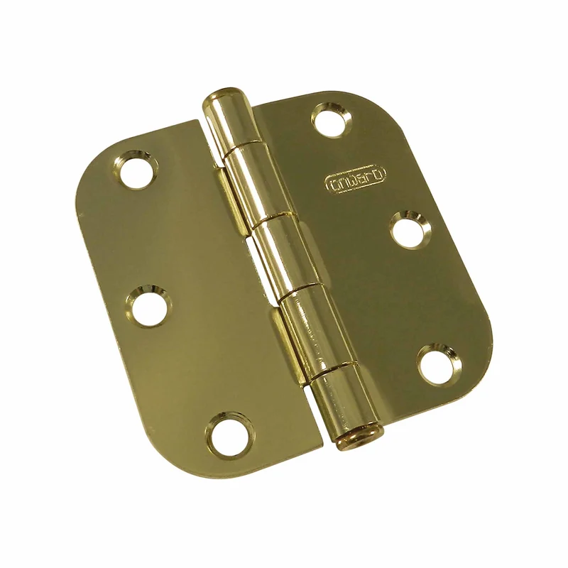 Penture à mortaiser laiton de 3'' avec rayon de 5/8'', emballage de 2 unités