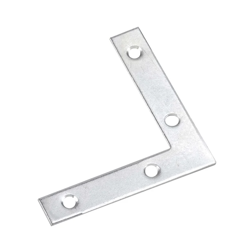 Plaque de coin plate, 4'' x 3/4''