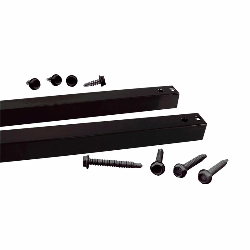Barreau noir d'attache pour rampe Legacy de 36'', paquet de 2