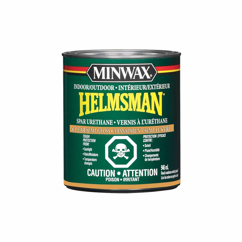 Minwax Helmsman intérieur / extérieur vernis uréthane transparent semi-lustré, 946 ml