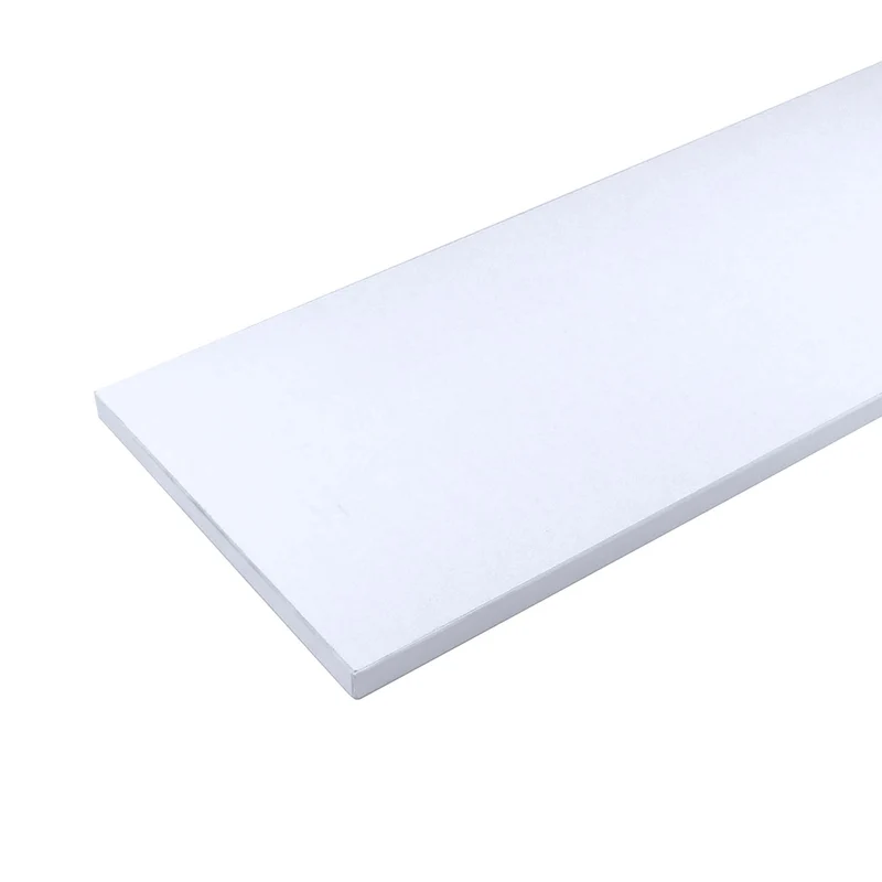 Tablette en mélamine blanche, 48'' x 10'' x 5/8''