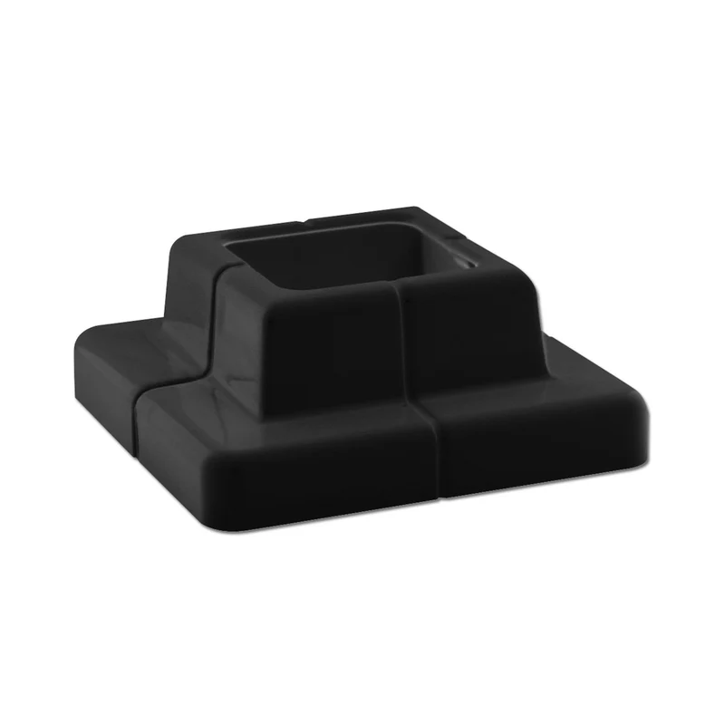 Cache-base pour poteau de 2'' x 2'', noir