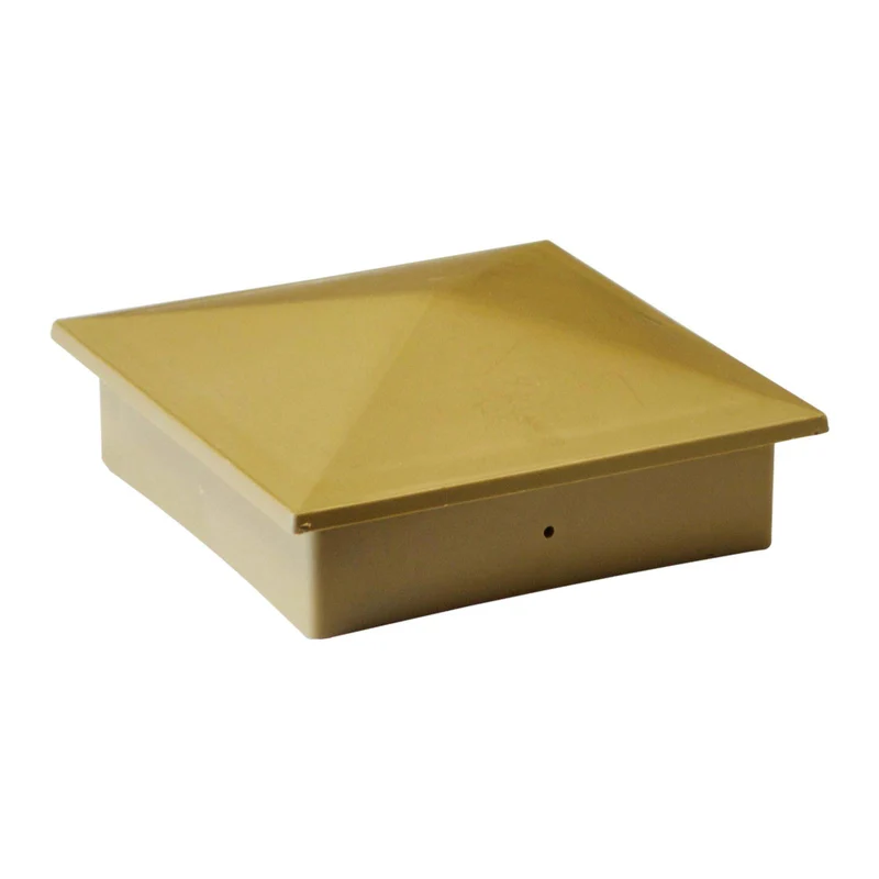 Capuchon de poteau de clôture de 4'' x 4'', brun cèdre