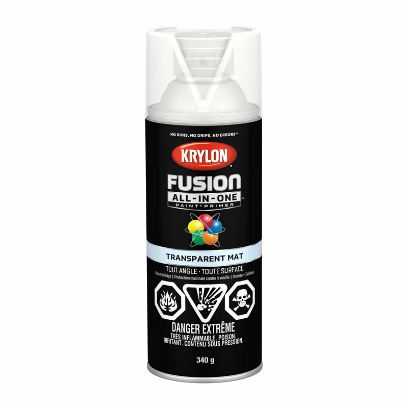 Krylon Fusion All-In-One aérosol transparent mat, 340 g