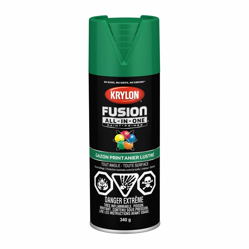 Krylon Fusion All-In-One aérosol gazon printanier lustré, 340 g