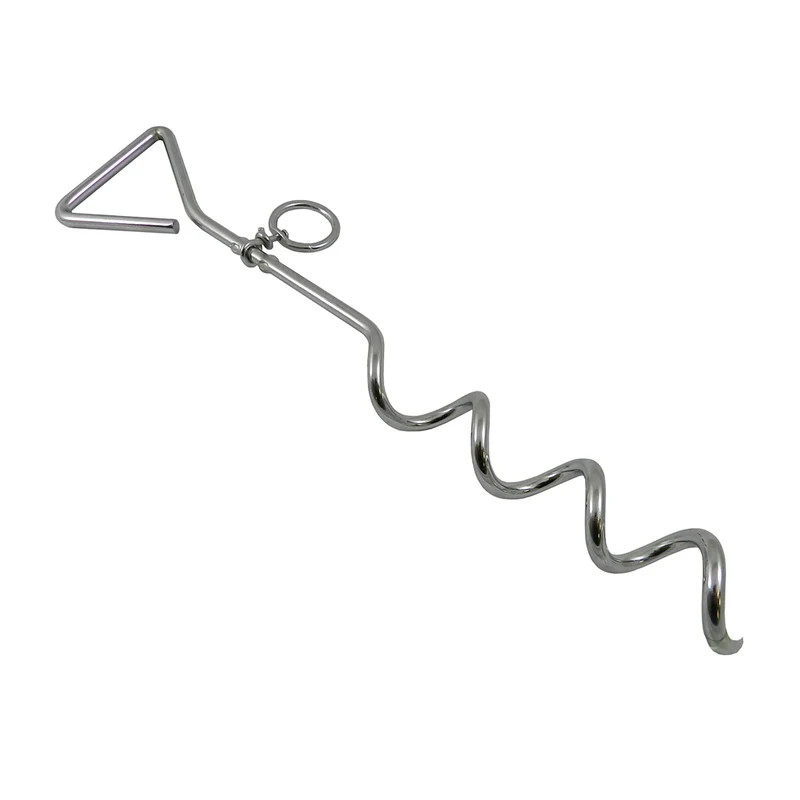 Pieu en forme de tire-bouchon, 16''