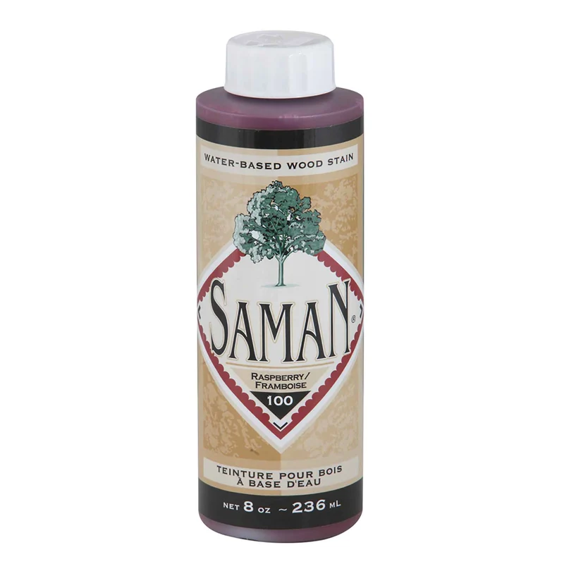 Teinture pour bois à base d'eau Framboise, 236 ml