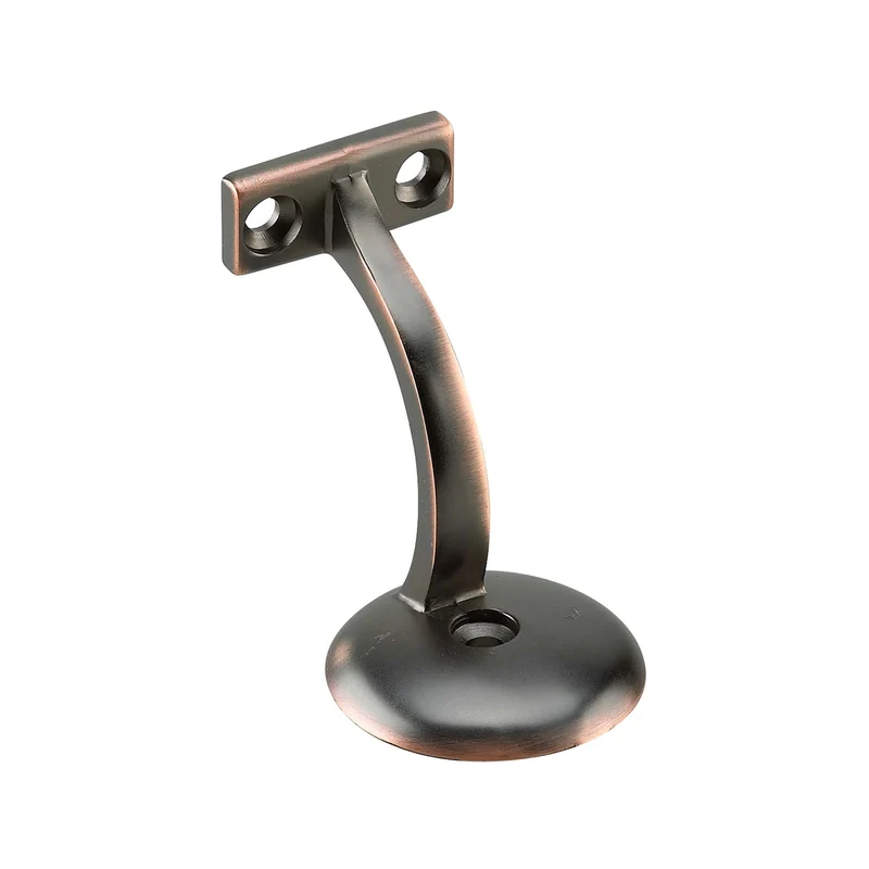 Support robuste pour main courante de 3'', bronze huilé