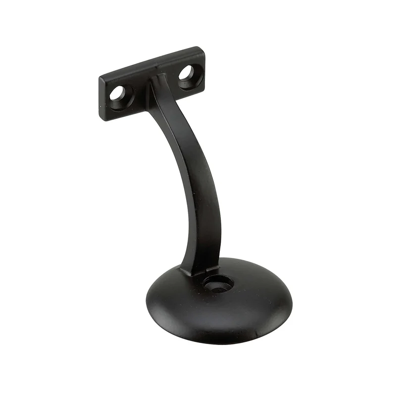 Support robuste pour main courante de 3'', noir